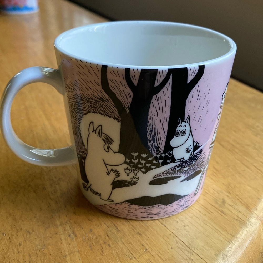 Arabia Moominmamma Apricot Yellow Mug Moomin Classics Finland 300ml 2014